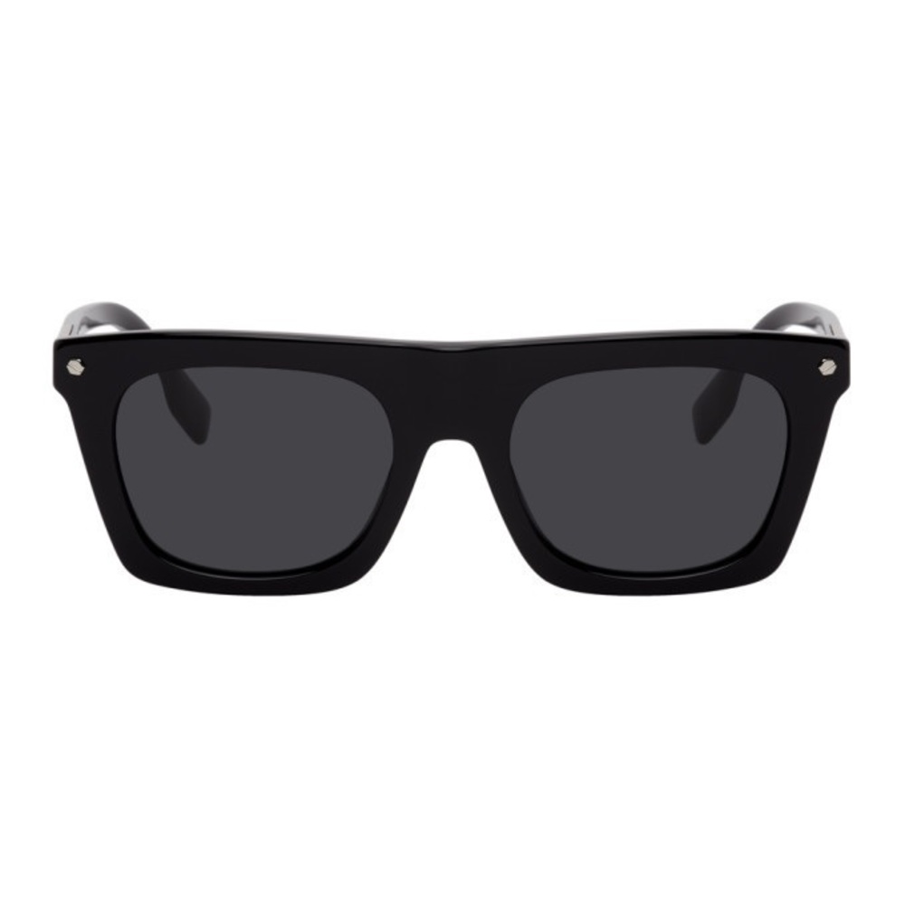 2025 Burberry Stylish Black Tinted Square Sunglasses, w leather case